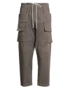 Rick Owens Drkshdw Drkshdw By Rick Owens Man Pants Chocolate Brown Size S Cotton