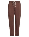Rick Owens Drkshdw Drkshdw By Rick Owens Man Pants Chocolate Brown Size Xl Cotton In Brown