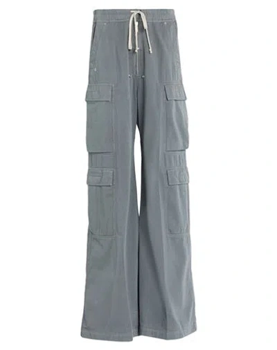 Rick Owens Drkshdw Drkshdw By Rick Owens Man Pants Grey Size S Cotton In Blue