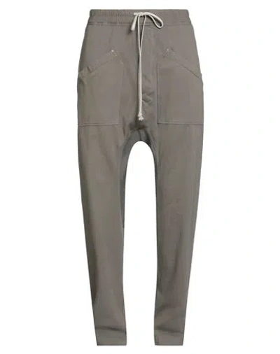 Rick Owens Drkshdw Drkshdw By Rick Owens Man Pants Khaki Size Xl Cotton In Gray