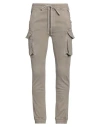 Rick Owens Drkshdw Drkshdw By Rick Owens Man Pants Light Grey Size M Cotton, Polyester, Rubber