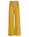 Rick Owens Drkshdw Drkshdw By Rick Owens Man Pants Marigold Size S Cotton In Yellow