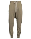 Rick Owens Drkshdw Drkshdw By Rick Owens Man Pants Military Green Size L Cotton, Elastane In Green