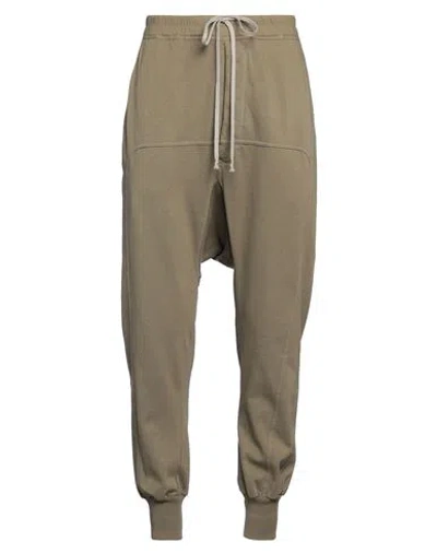Rick Owens Drkshdw Drkshdw By Rick Owens Man Pants Military Green Size L Cotton, Elastane