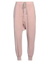 Rick Owens Drkshdw Drkshdw By Rick Owens Man Pants Pastel Pink Size Xl Cotton