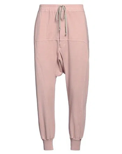 Rick Owens Drkshdw Drkshdw By Rick Owens Man Pants Pastel Pink Size Xl Cotton