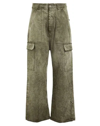 Rick Owens Drkshdw Drkshdw By Rick Owens Man Pants Sage Green Size M Cotton