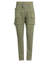 Rick Owens Drkshdw Drkshdw By Rick Owens Man Pants Sage Green Size S Cotton, Elastane