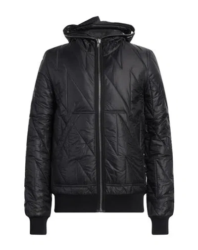 Rick Owens Drkshdw Drkshdw By Rick Owens Man Puffer Black Size S Polyamide, Cotton, Elastane In Black