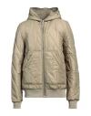 Rick Owens Drkshdw Drkshdw By Rick Owens Man Puffer Military Green Size M Polyamide, Cotton, Elastane In Green