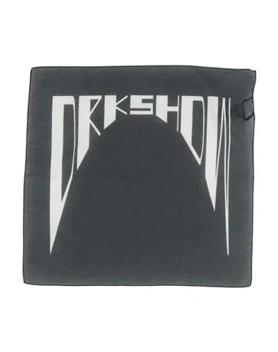 Rick Owens Drkshdw Drkshdw By Rick Owens Man Scarf Black Size - Cotton