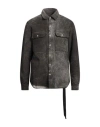 Rick Owens Drkshdw Drkshdw By Rick Owens Man Shirt Lead Size L Cotton