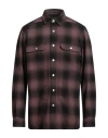 Rick Owens Drkshdw Drkshdw By Rick Owens Man Shirt Plum Size S Cotton In Multi