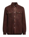 Rick Owens Drkshdw Drkshdw By Rick Owens Man Shirt Rust Size S Cotton