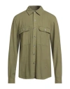 Rick Owens Drkshdw Drkshdw By Rick Owens Man Shirt Sage Green Size S Cotton In Green