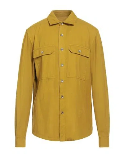 Rick Owens Drkshdw Drkshdw By Rick Owens Man Shirt Sand Size S Cotton