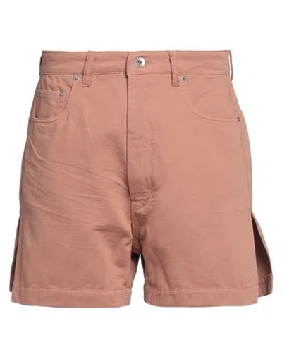 Rick Owens Drkshdw Drkshdw By Rick Owens Man Shorts & Bermuda Shorts Antique Rose Size 31 Cotton In Pink