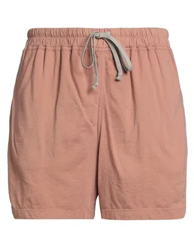 Rick Owens Drkshdw Drkshdw By Rick Owens Man Shorts & Bermuda Shorts Antique Rose Size L Cotton In Pink