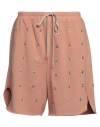 Rick Owens Drkshdw Drkshdw By Rick Owens Man Shorts & Bermuda Shorts Antique Rose Size M Cotton In Pink