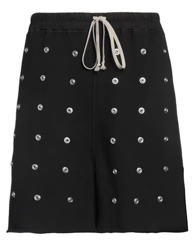 Rick Owens Drkshdw Drkshdw By Rick Owens Man Shorts & Bermuda Shorts Black Size L Cotton In Black