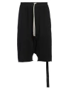 Rick Owens Drkshdw Drkshdw By Rick Owens Man Shorts & Bermuda Shorts Black Size L Cotton, Elastane