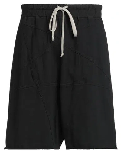 Rick Owens Drkshdw Drkshdw By Rick Owens Man Shorts & Bermuda Shorts Black Size S Cotton, Elastane