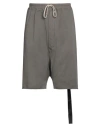 Rick Owens Drkshdw Drkshdw By Rick Owens Man Shorts & Bermuda Shorts Lead Size L Cotton, Elastane In Grey