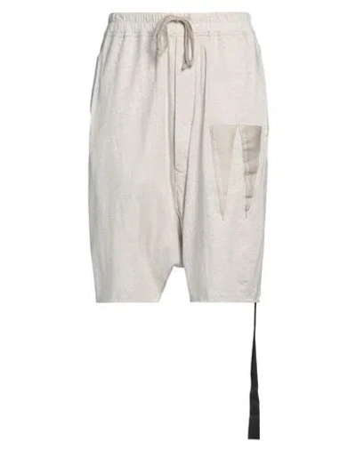 Rick Owens Drkshdw Drkshdw By Rick Owens Man Shorts & Bermuda Shorts Light Grey Size L Cotton