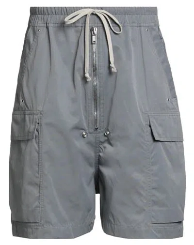 Rick Owens Drkshdw Drkshdw By Rick Owens Man Shorts & Bermuda Shorts Light Grey Size S Polyamide, Cotton In Gray