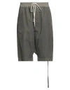 Rick Owens Drkshdw Drkshdw By Rick Owens Man Shorts & Bermuda Shorts Grey Size Xxl Cotton, Elastane In Green