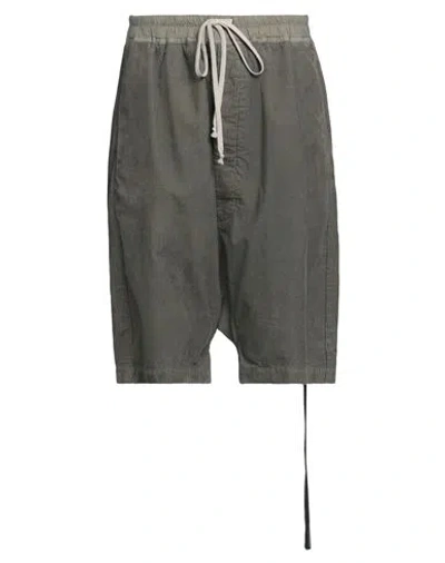 Rick Owens Drkshdw Drkshdw By Rick Owens Man Shorts & Bermuda Shorts Grey Size Xxl Cotton, Elastane