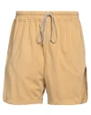 Rick Owens Drkshdw Drkshdw By Rick Owens Man Shorts & Bermuda Shorts Mustard Size S Cotton In Yellow