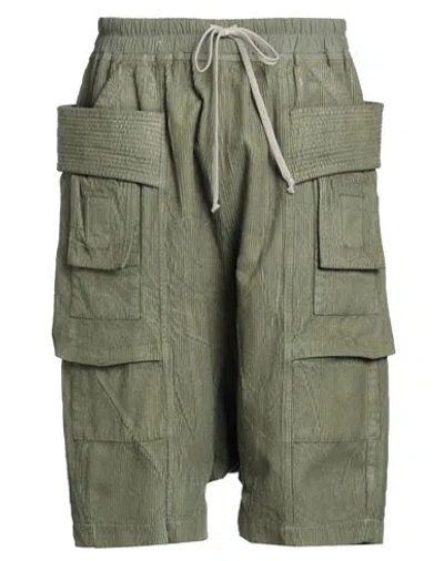 Rick Owens Drkshdw Drkshdw By Rick Owens Man Shorts & Bermuda Shorts Sage Green Size S Cotton