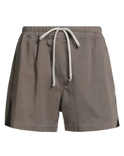 Rick Owens Drkshdw Drkshdw By Rick Owens Man Shorts & Bermuda Shorts Taupe Size S Cotton In Gray