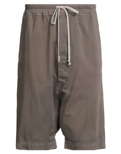 Rick Owens Drkshdw Drkshdw By Rick Owens Man Shorts & Bermuda Shorts Taupe Size S Cotton In Gray