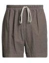 Rick Owens Drkshdw Drkshdw By Rick Owens Man Shorts & Bermuda Shorts Taupe Size S Cotton In Gray