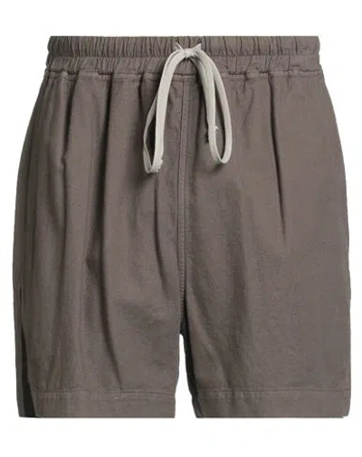 Rick Owens Drkshdw Drkshdw By Rick Owens Man Shorts & Bermuda Shorts Taupe Size S Cotton In Gray
