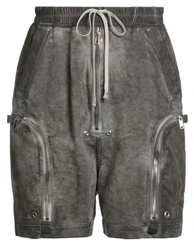 Rick Owens Drkshdw Drkshdw By Rick Owens Man Shorts & Bermuda Shorts Taupe Size S Cotton In Gray