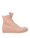 Rick Owens Drkshdw Drkshdw By Rick Owens Man Sneakers Antique Rose Size 9 Textile Fibers In Pink