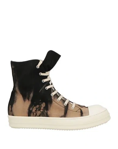 Rick Owens Drkshdw Drkshdw By Rick Owens Man Sneakers Beige Size 11 Textile Fibers In Sand