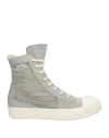 Rick Owens Drkshdw Drkshdw By Rick Owens Man Sneakers Blue Size 14 Textile Fibers, Leather In Blue