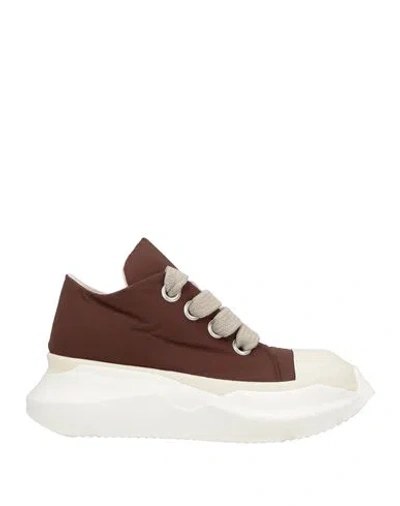 Rick Owens Drkshdw Drkshdw By Rick Owens Man Sneakers Chocolate Brown Size 11 Textile Fibers, Rubber