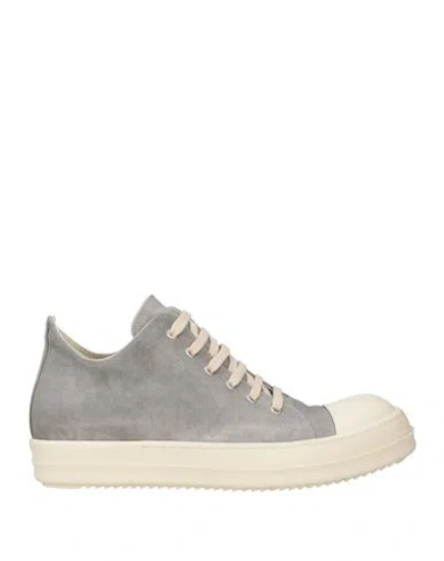 Rick Owens Drkshdw Drkshdw By Rick Owens Man Sneakers Grey Size 11 Textile Fibers In Gray