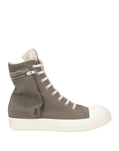 Rick Owens Drkshdw Drkshdw By Rick Owens Man Sneakers Khaki Size 11 Textile Fibers In Sand