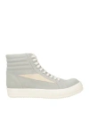Rick Owens Drkshdw Drkshdw By Rick Owens Man Sneakers Light Grey Size 11 Textile Fibers In Gray