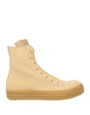 Rick Owens Drkshdw Drkshdw By Rick Owens Man Sneakers Mustard Size 9 Textile Fibers In Yellow