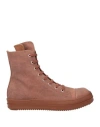 Rick Owens Drkshdw Drkshdw By Rick Owens Man Sneakers Rust Size 9 Textile Fibers In Red