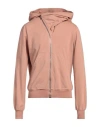 Rick Owens Drkshdw Drkshdw By Rick Owens Man Sweatshirt Antique Rose Size L Cotton In Pink