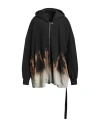 Rick Owens Drkshdw Drkshdw By Rick Owens Man Sweatshirt Black Size M Cotton In Black