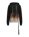 Rick Owens Drkshdw Drkshdw By Rick Owens Man Sweatshirt Black Size Xl Cotton In Black